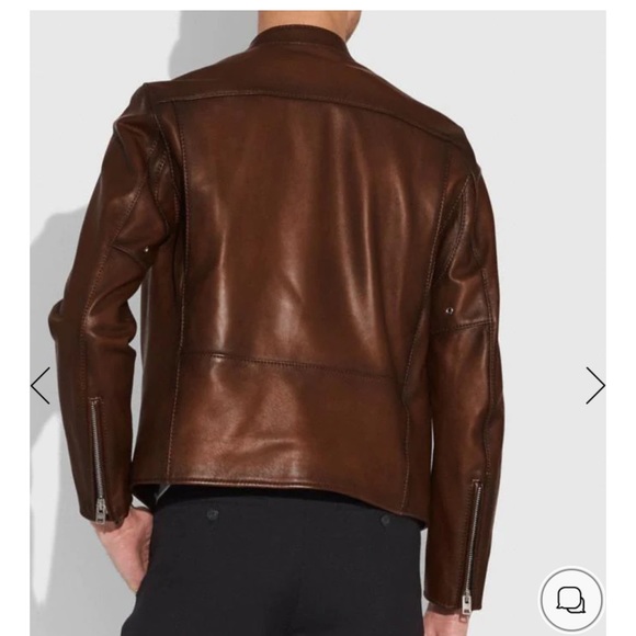 Coach Leather Racer Jacket - Picture 2 of 6